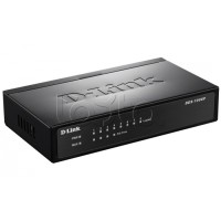Коммутатор неуправляемый 8-портовый D-Link DES-1008P/C1A