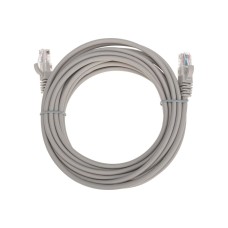 Патч-корд U/UTP, CAT 5e, RJ45-RJ45, 26AWG, LSZH, серый, 5м REXANT 02-0100-5
